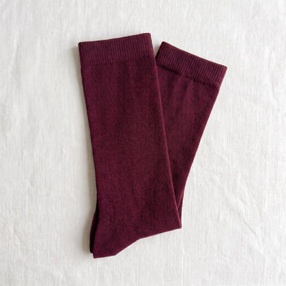 Solemate Burgundy — Flat lay