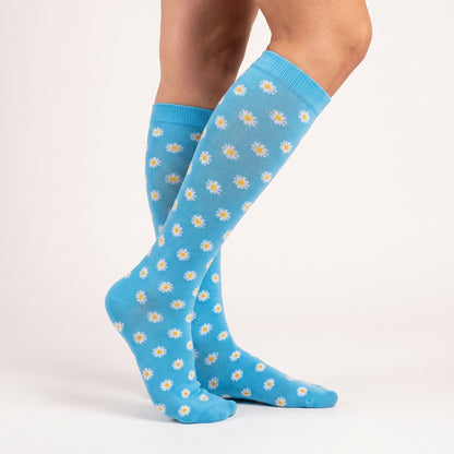 Solemate Daisy Blue — On-leg