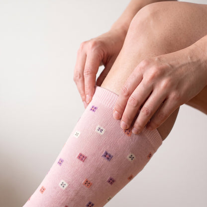 Solemate Floral Pink — Close-up