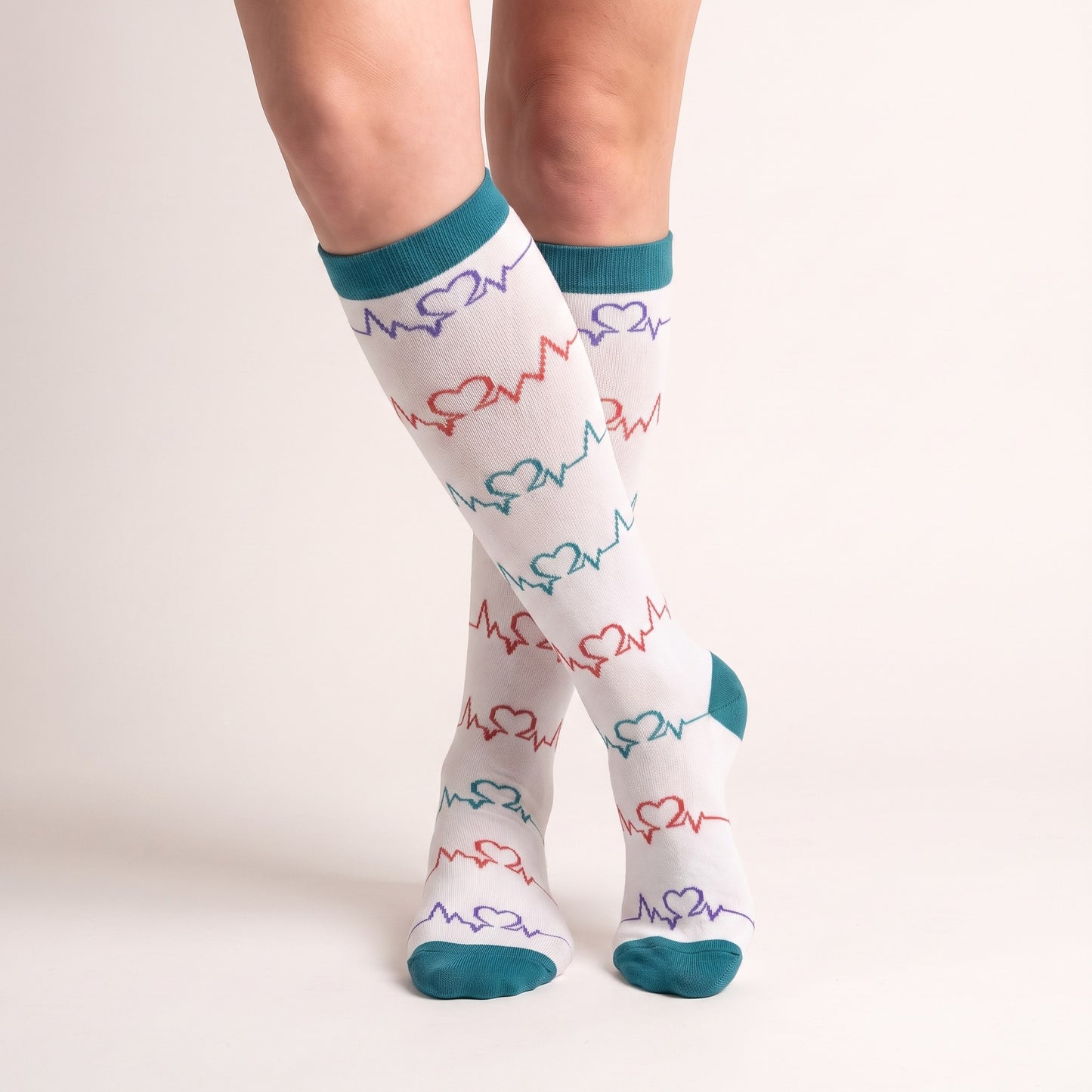 Solemate Heartbeat White — Standing