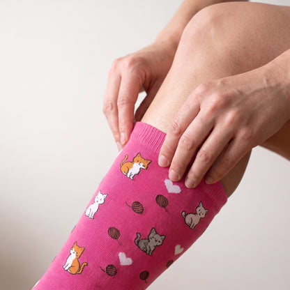 Solemate Kittens Pink — Close-up
