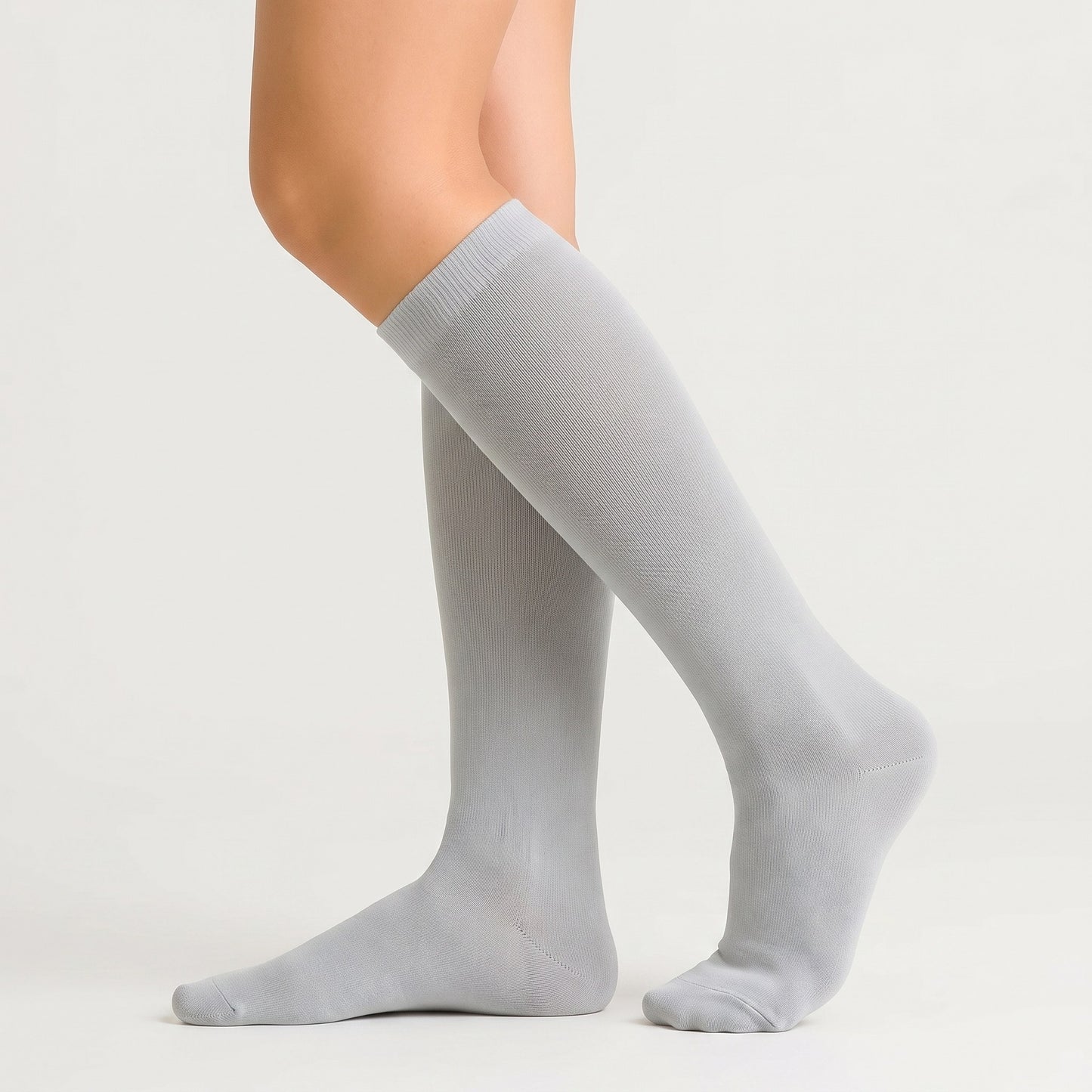 Solemate Light Grey — On-leg