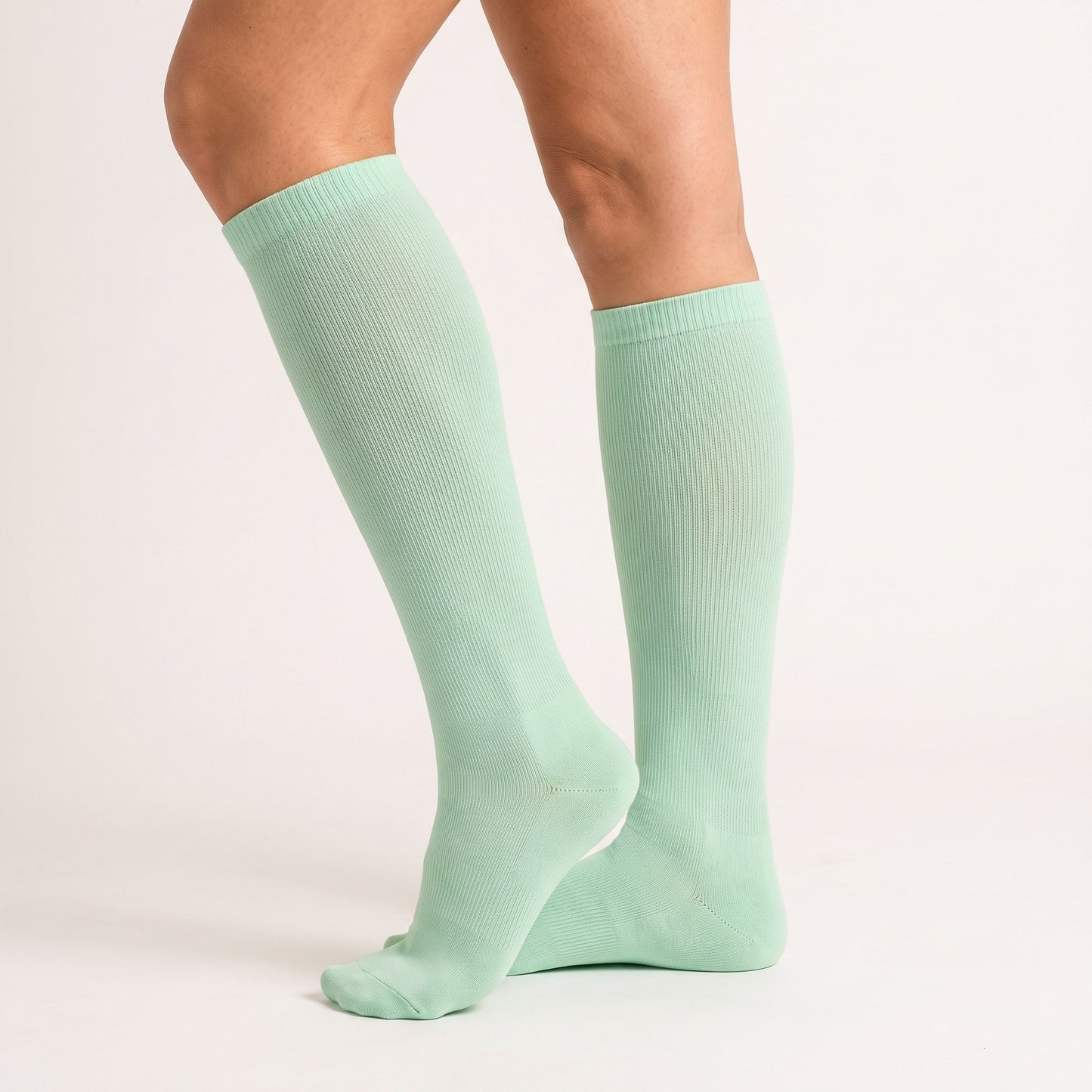 Solemate Mint Green — On-leg