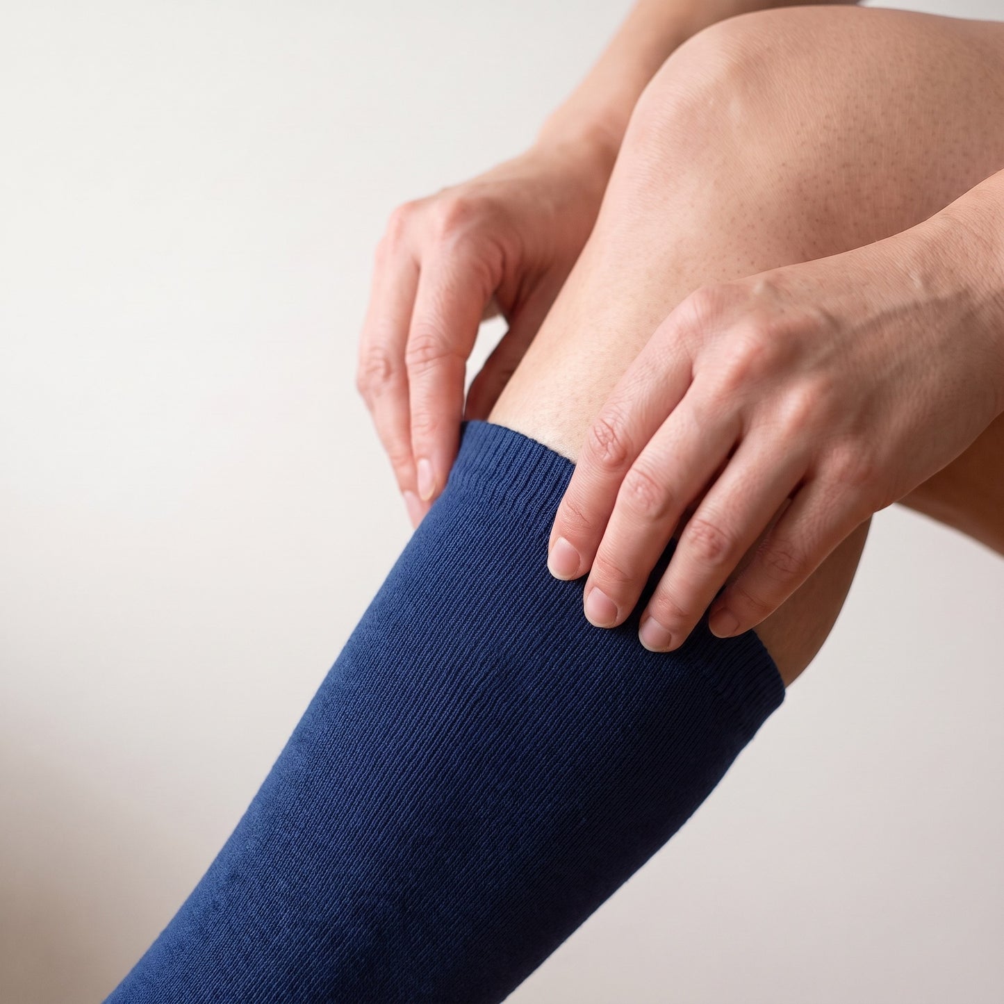 Solemate Navy Blue — Close-up
