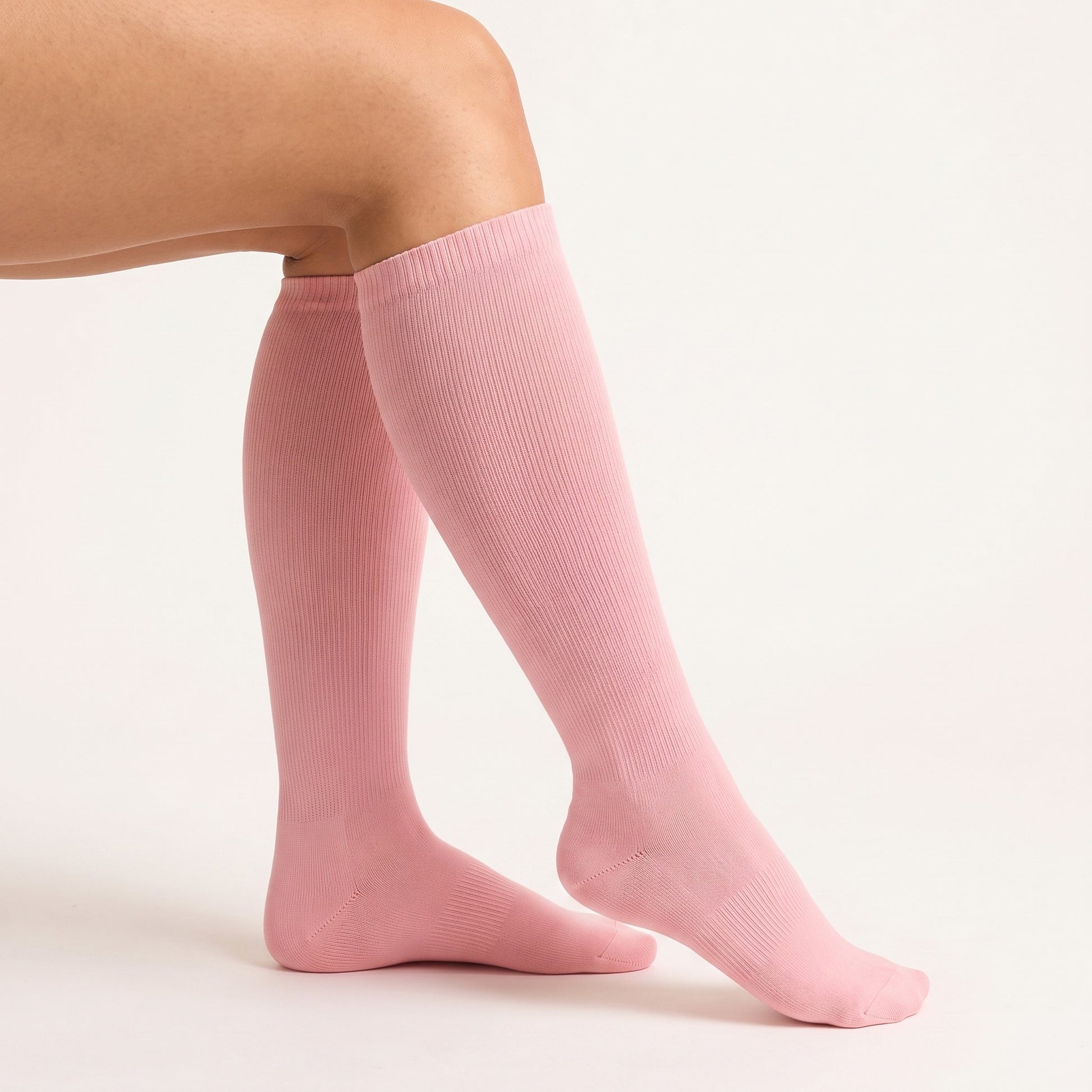 Solemate Pink — On-leg