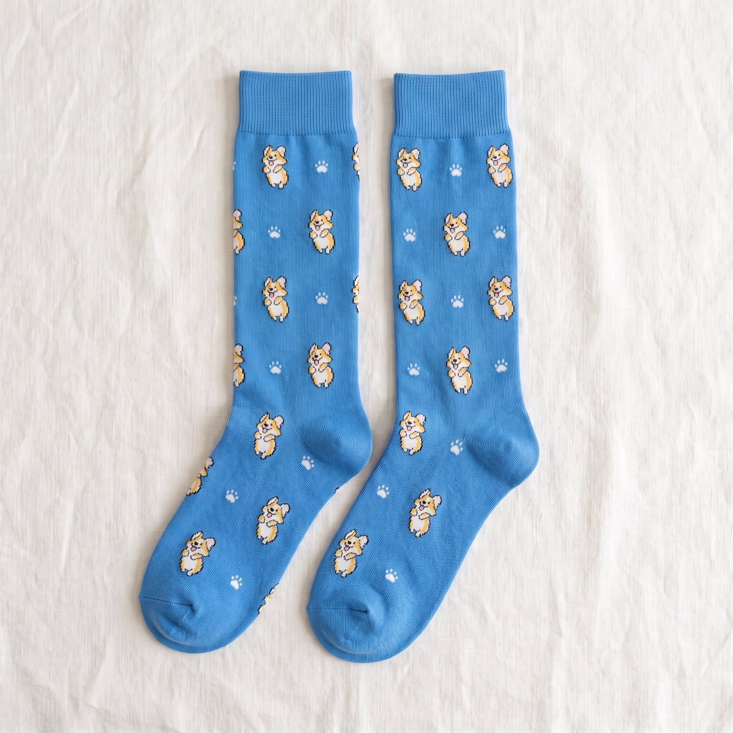 Solemate Puppies Blue — Flat lay