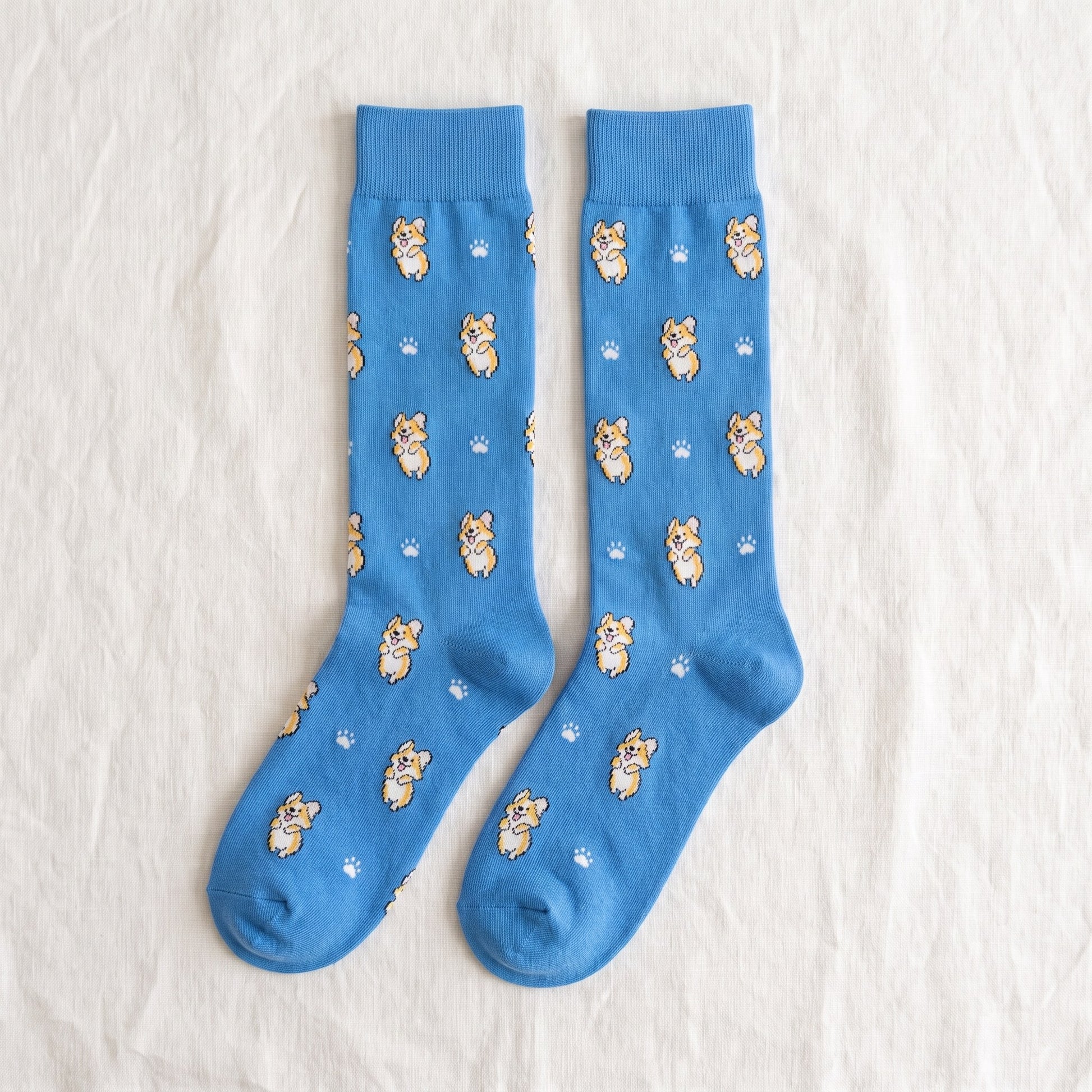 Solemate Puppies Blue — Flat lay