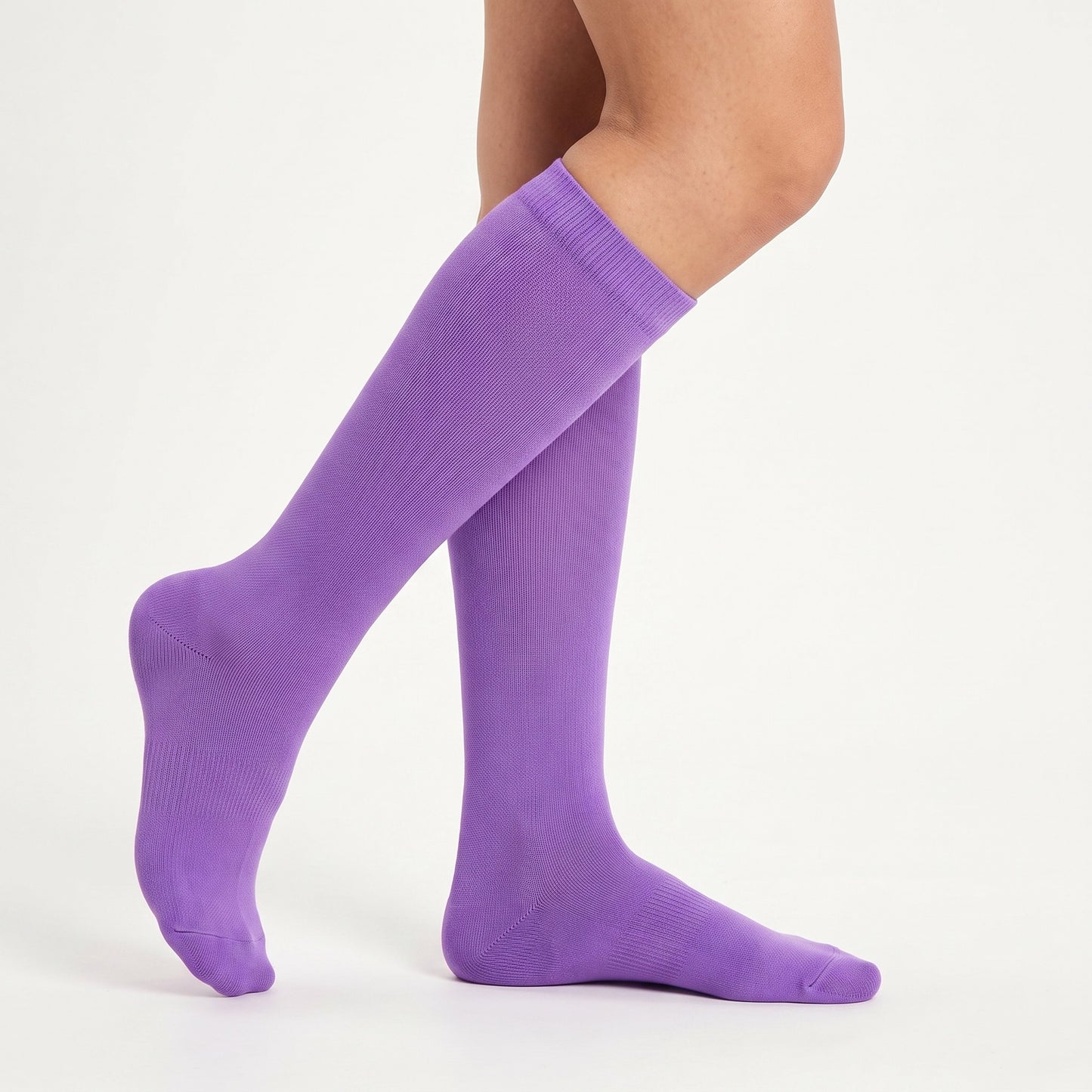 Solemate Purple — On-leg