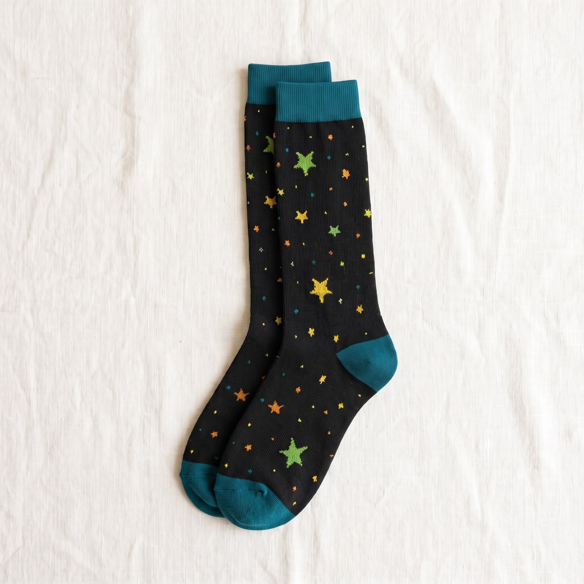 Solemate Stars Green — Flat lay